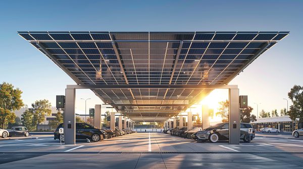 Ombrière photovoltaïque : énergie et stationnement